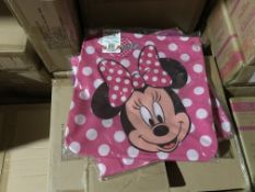 12 X DISNEY MINNIE MOUSE SHOULD BAGS WITH ZIP IN 1 BOX