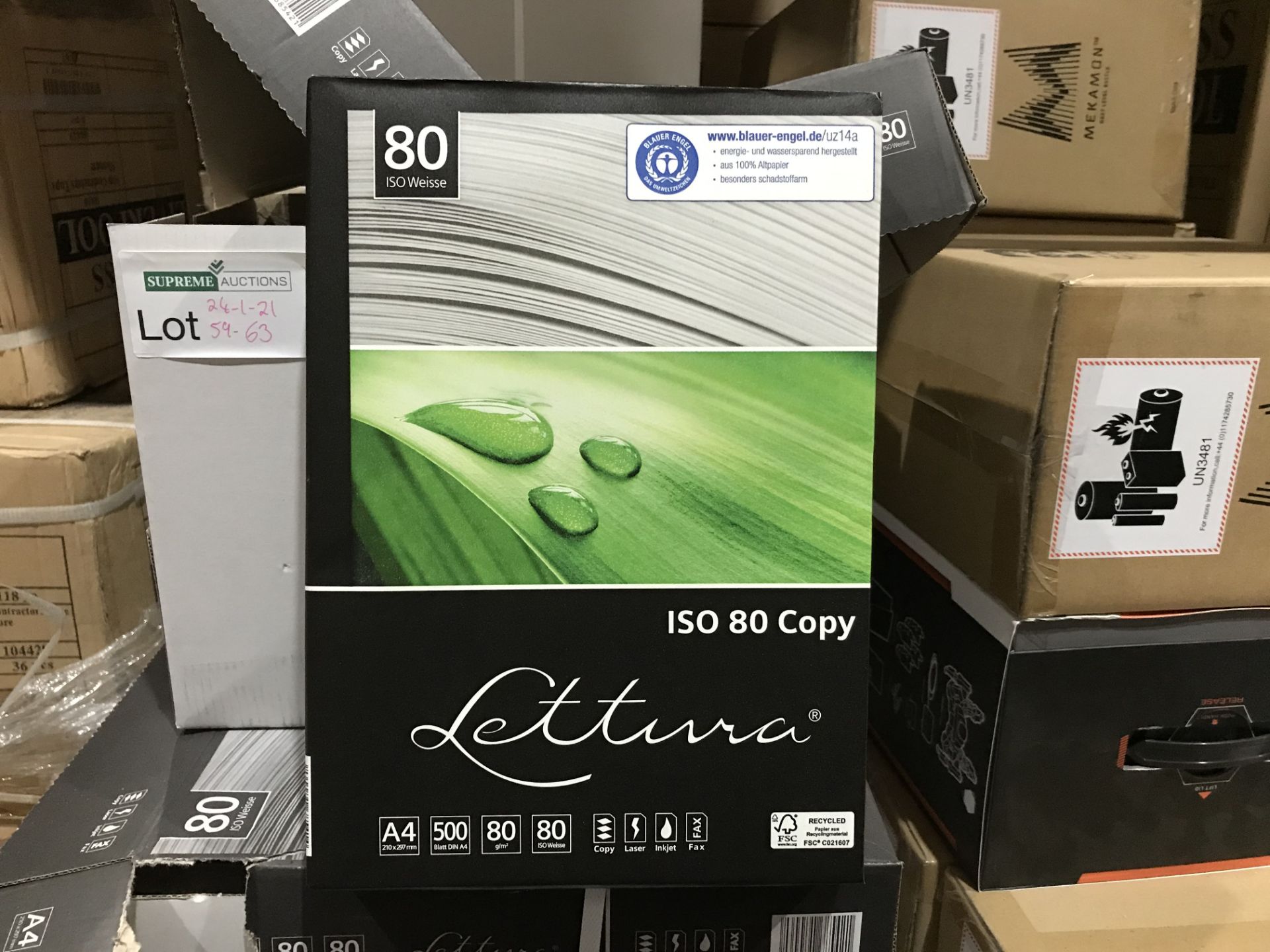 10 X PACKS OF 500 A4 PAPER IN 2 BOXES