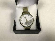 JUICY COUTURE GOLD COLOURED LADIES WRIST WATCH