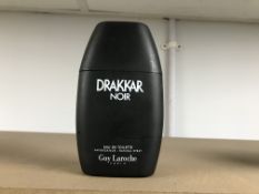 100ML BOTTLE OF GUY LAROCHE DRAKKAR NOIR EDT ( 100 - 70 % FULL )