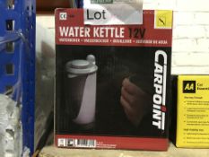 5 X CARPOINT 12VOLT WATER KETTLES