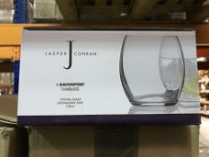 3 X SETS OF 4 JASPER CONRAN DAVENPORT TUMBLERS