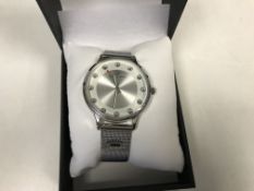 JUICY COUTURE SILVER COLOURED LADIES WRIST WATCH