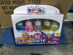 12 X SETS OF 5 AQUA GELZ SPECIAL FX COLOURS IN 1 BOX