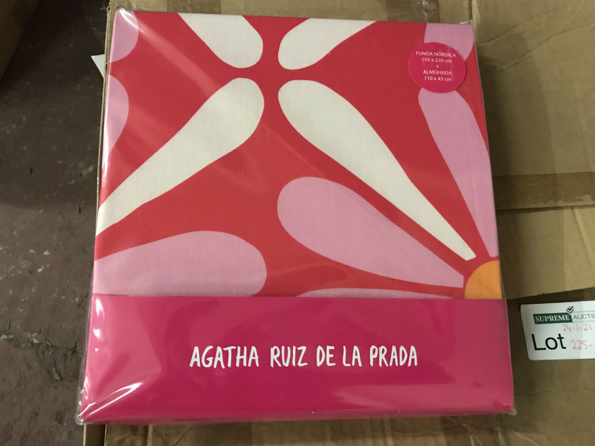 5 X AGATHA RUIZ DE LA PRADA FUNDA NORDICA DUVET SETS SIZE 155 X 220 CM