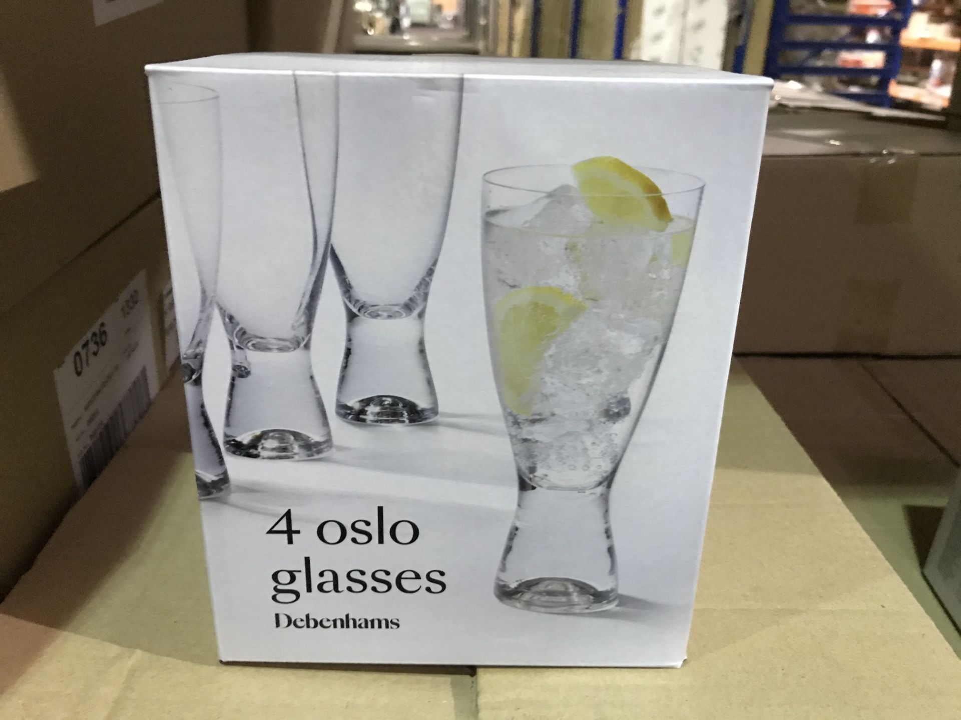 3 X SETS OF 4 OSLO GLASSES 350ML