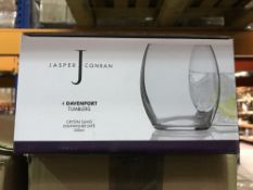 3 X SETS OF 4 JASPER CONRAN DAVENPORT TUMBLERS