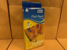24 X BRAND NEW BOXED ZOGGS 6-12 YEARS FLOAT BANDS