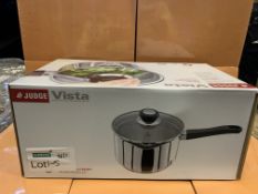 3 X BRAND NEW BOXED JUDGE VISTA 20XM SAUCEPANS IN 1 BOX