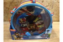 18 x BRAND NEW BOXED PAW PATROL DRUM KITS - INCLUDES DRUM & STICKS, FLUTE, CASTANETS, TAMBOURINE,
