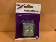 62 X BRAND NEW AUTOCARE MUDFLAP CLAMPS (302/19)