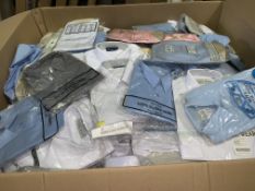 (NO VAT) 180 X BRAND NEW CHILDRENS SHIRTS AND BLAZERS IN VARIOUS STYLES AND SIZES