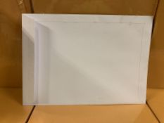 1250 X BRAND NEW PREMIUM BUSINESS ICE WHITE WOVE ENVELOPES 324 X 229MM IN 5 BOXES (427/19)
