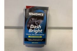 37 X BRAND NEW SIMONIZ DASH BRIGHT INTERIOR TRIM SHINE SPONGES (569/12)