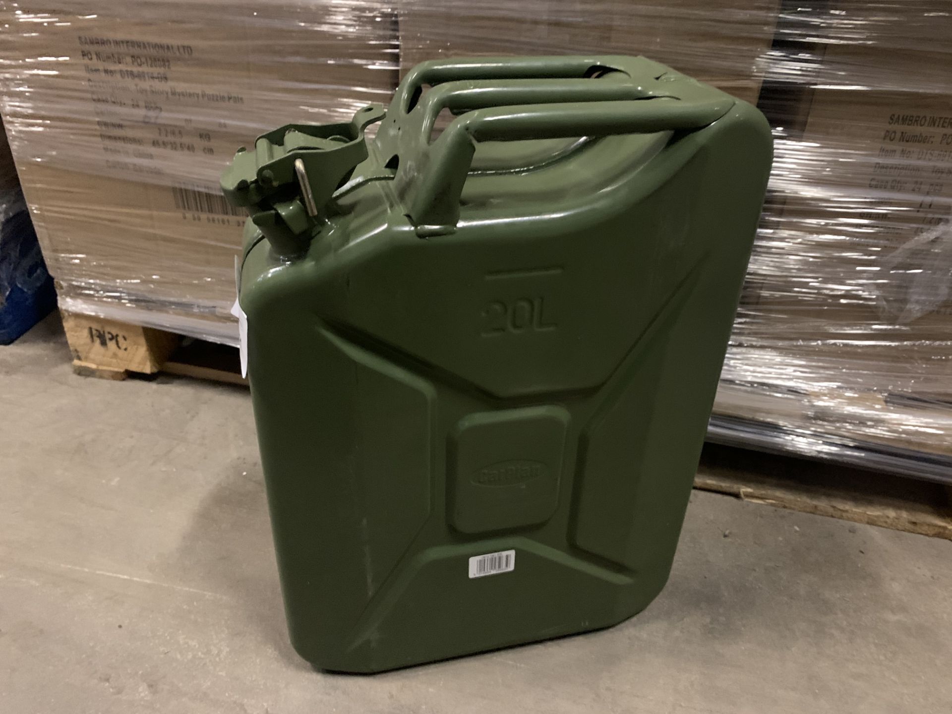 4 X BRAND NEW METAL 20L JERRY CANS