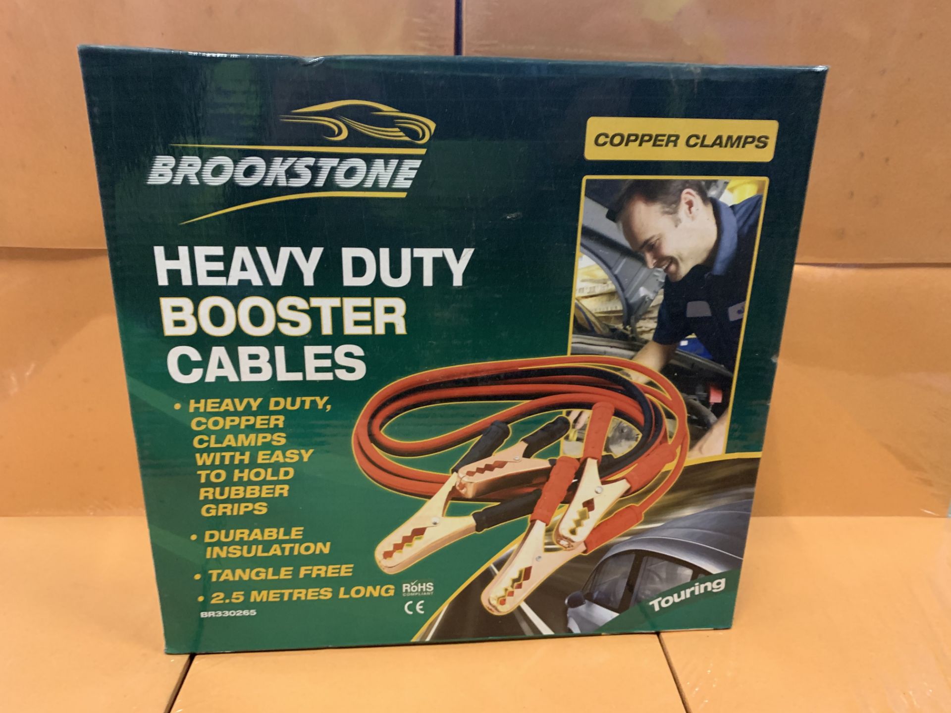 9 X BRAND NEW BROOKSTONE HEAVY DUTY BOOSTER CABLES