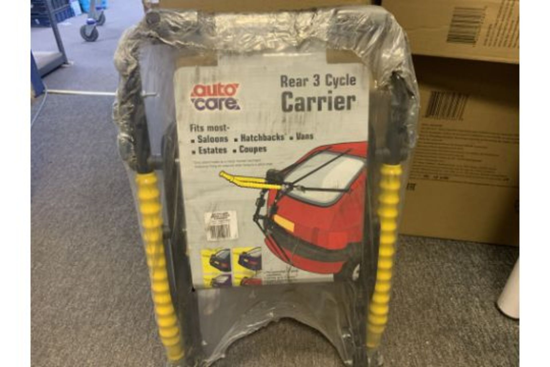 6 x NEW SEALED AUTOCARE REAR 3 CYCLE CARRIERS