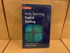 18 X BRAND NEW COLLINS EASY LEARNING ENGLISH SPELLING BOOKS