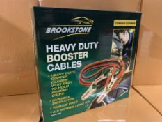 7 x NEW BROOKSTONE HEAVY DUTY BOOSTER CABLES