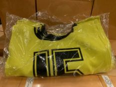 4 X BRAND NEW SETS OF YELLOW RUGBY TRAINING BIBS NUMBERED