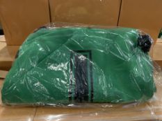 5 X BRAND NEW SETS OF GREEN RUGBY TRAINING BIBS NUMBERED