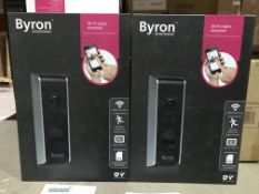 BRAND NEW BYRON SMARTWARES WI-FI VIDEO DOORBELL MOTION DETECTION 1080 HD QUALITY