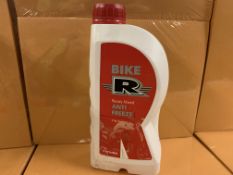 24 x NEW 1L BIKE R READY MIXED ANTI FREEZE