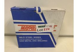 4 X BRAND NEW MAYPOLE WELDING MILD STEEL WIRES FOR AUTOMATIC/SEMI AUTOMATIC GAS METAL ARC WELDING (