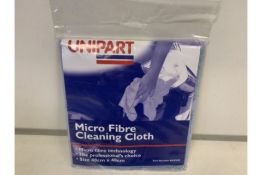 21 X BRAND NEW UNIPART MICROFIBRE CLEANING CLOTHS (568/12)
