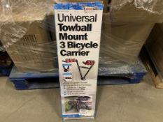 2 X BRAND NEW STREETWIZE UNIVERSA; TOWBALL MOUNT 3 BICYCLE CARRIERS