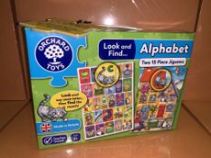 17 X BRAND NEW ORCGARD TOYS LOOK AND FIND ALPHABET JIGSAW GAMES