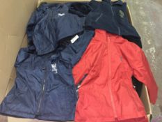 (NO VAT) 117 X BRAND NEW CHILDRENS FLEECE/REVERSIBLE FLEECE AND JACKETS IN VARIOUS STYLES AND SIZES