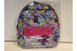 24 X BRAND NEW TROLLS MULTI COLOURED BACK PACKS IN 2 BOXES