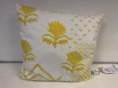 11 X BRAND NEW JAY ST. BLOCK PRINT COMPANY WYCOFF CUSHION RRP £40 (138/19)