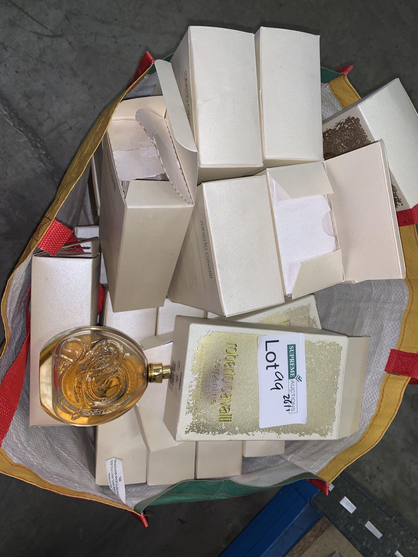 LARGE QUANTITY OF ROBERTO CAVALLI PERFUME (BOXES MAY HAVE LEAKED)