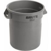 6 X BRAND NEW BRUTE RUBBERMAID GREY 37.9 LITRE CONTAINERS (565/19)