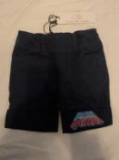 LITTLE MARC JACOBS NAVY SHORT TROUSERS - 18 MONTHS