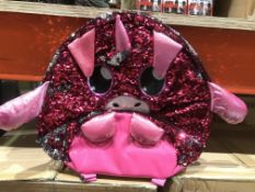 12 X GLITTER PALZ BACKPACKS IN 1 BOX