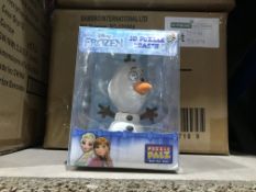 12 X DISNEY FROZEN 3D PUZZLE ERASER IN 1 BOX