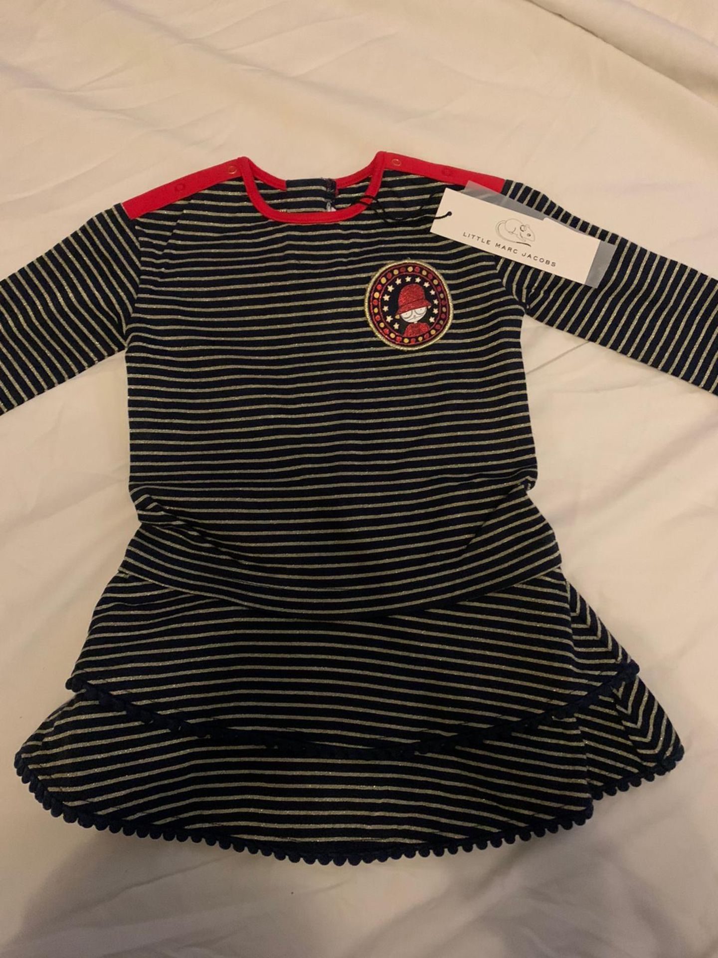 LITTLE MARC JACOBS BLUE STORE DRESS - AGE 18 MONTHS