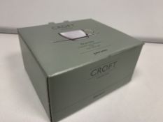 6 X CROFT COLLECTION BRAMLEY 2 ESPRESSO CUPS AND SAUCERS IN 1 BOX