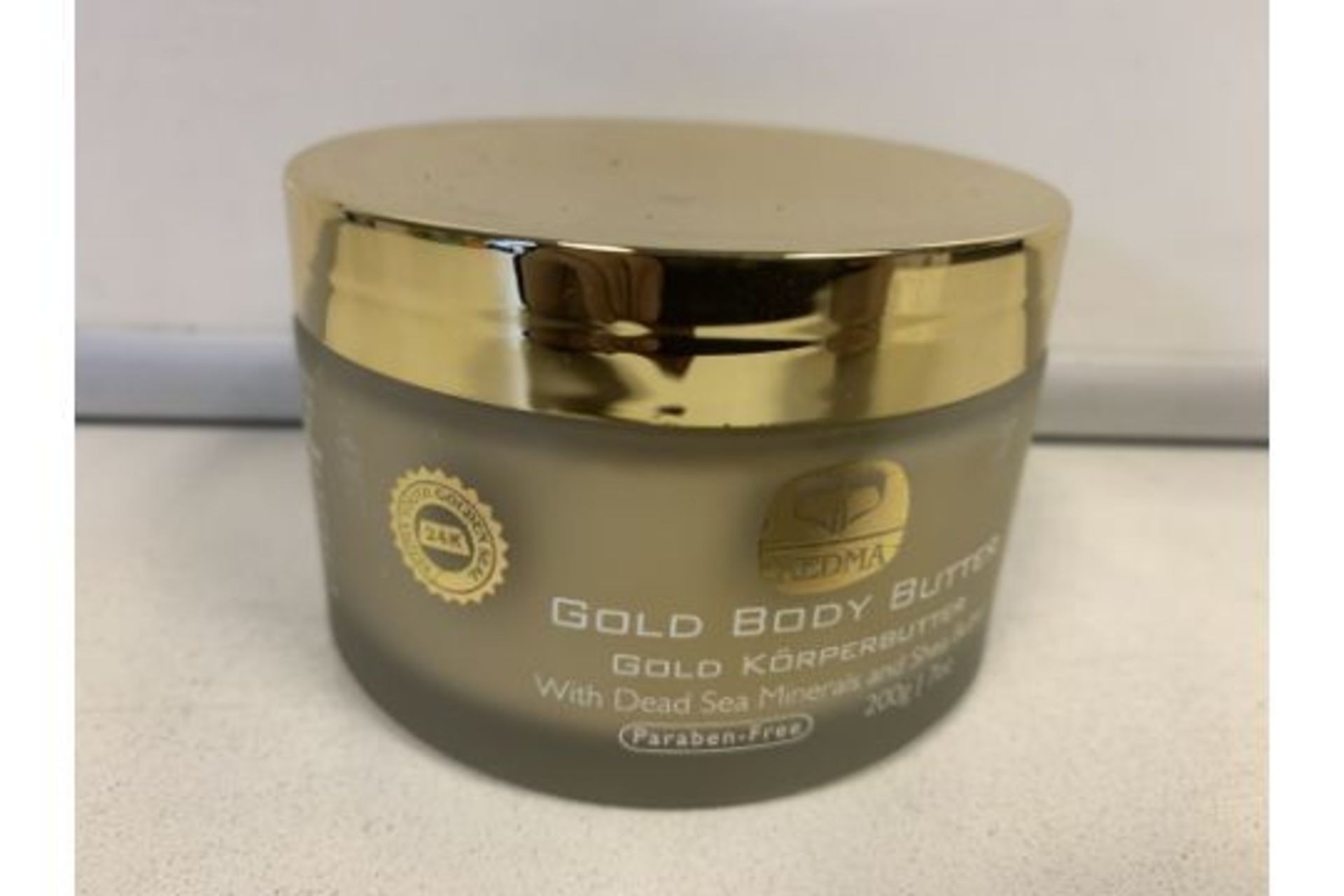 2 X BRAND NEW KEDMA GOLD BODY BUTTER WITH DEAD SEA MINERALS AND SHEA BUTTER