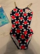 LITTLE MARC JACOBS FLORAL SWIMSUIT WITH WET BAG - AGE 5