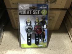 16 X SETS OF 2 MILESTONE BIKE LIGHTS