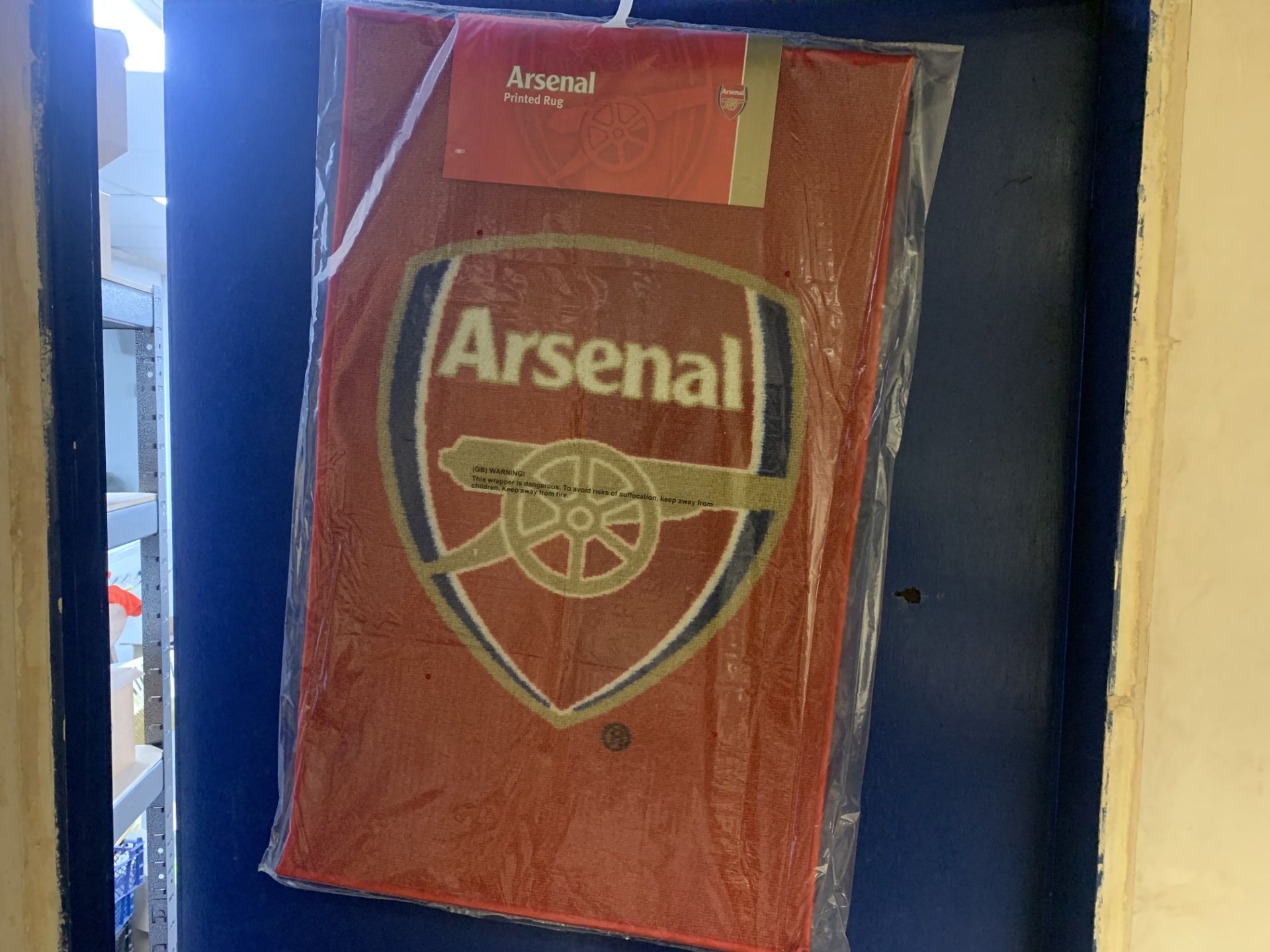 15 X BRAND NEW OFFICIAL ARSENAL FC PRINTED RUGS