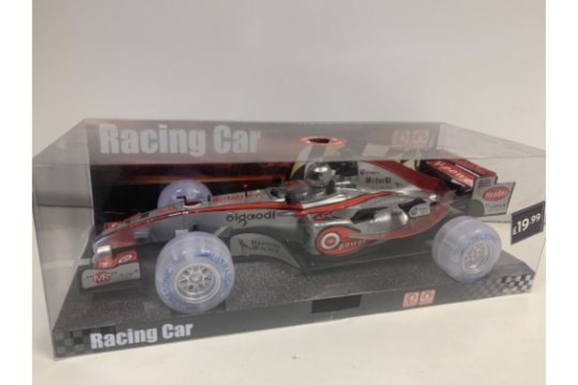 24 X F1 LIGHT UP AND SOUND RACING CARS IN 2 BOXES