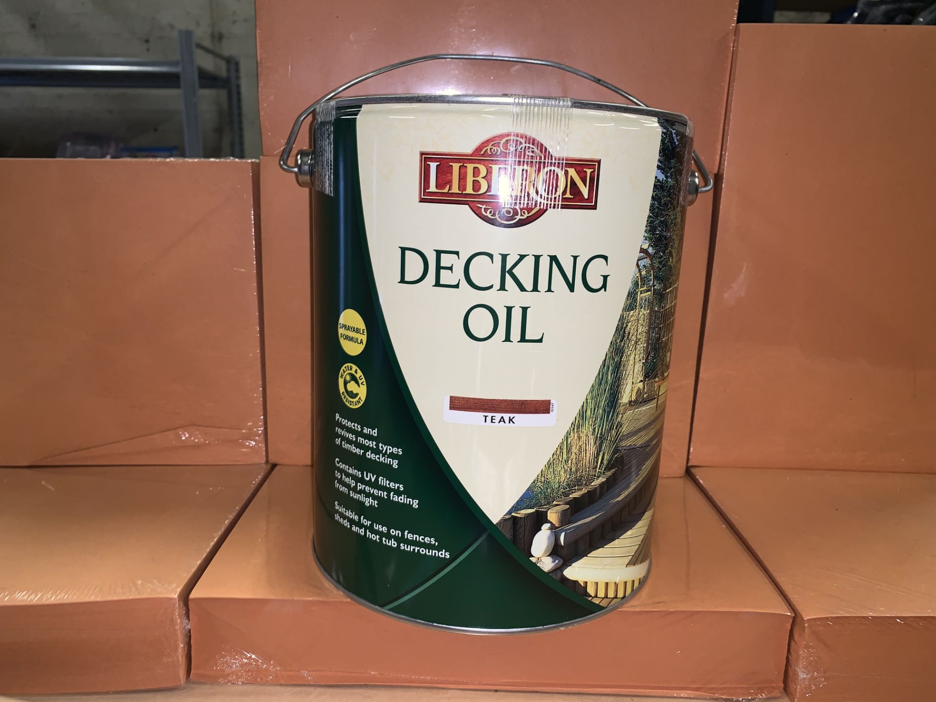 3 X BRAND NEW 5L LIBERON TEAK DECKING OIL DRUMS