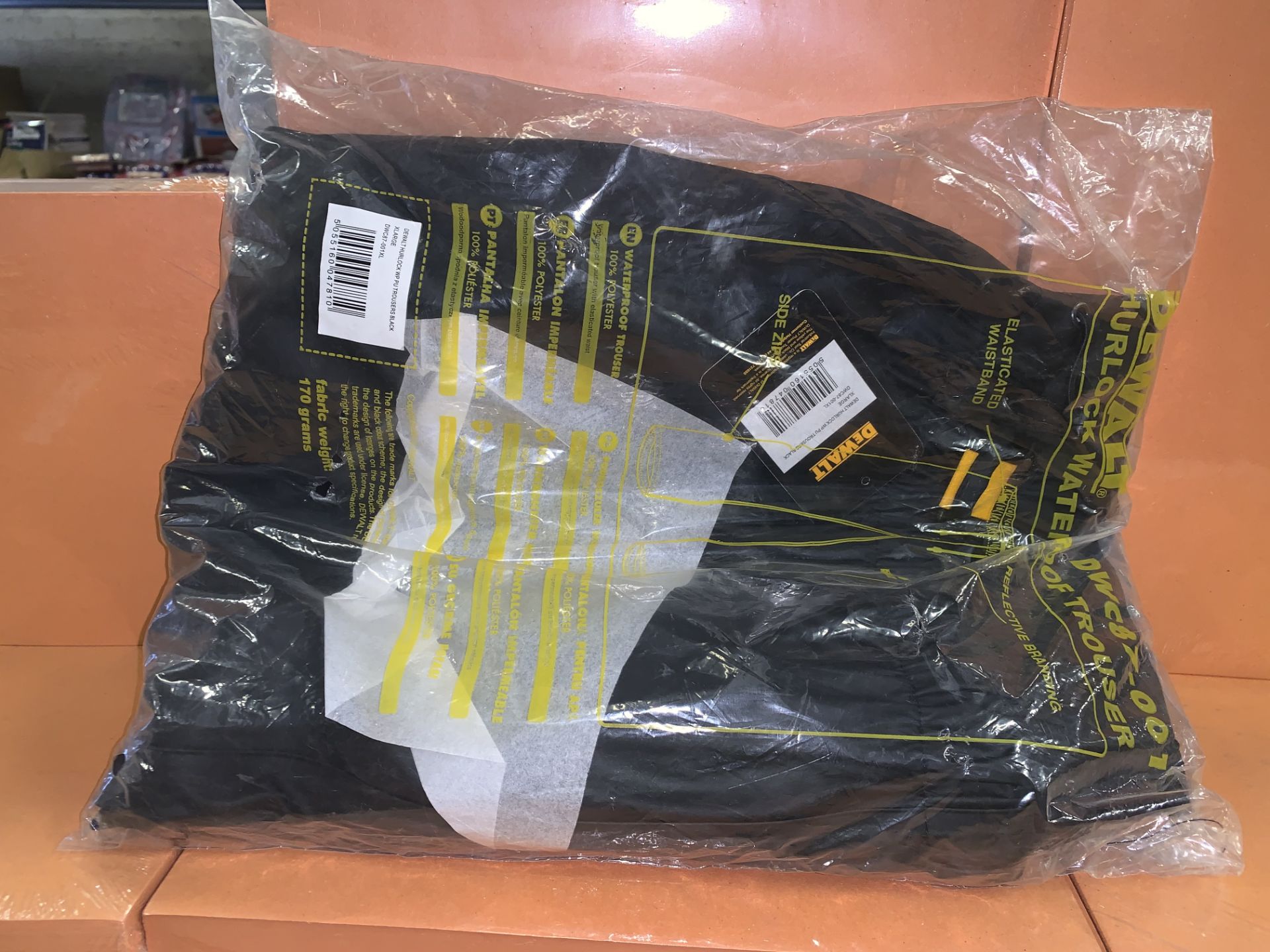 5 X BRAND NEW DEWALT RIDGELEY WORK TROUSERS (SIZES MAY VARY)