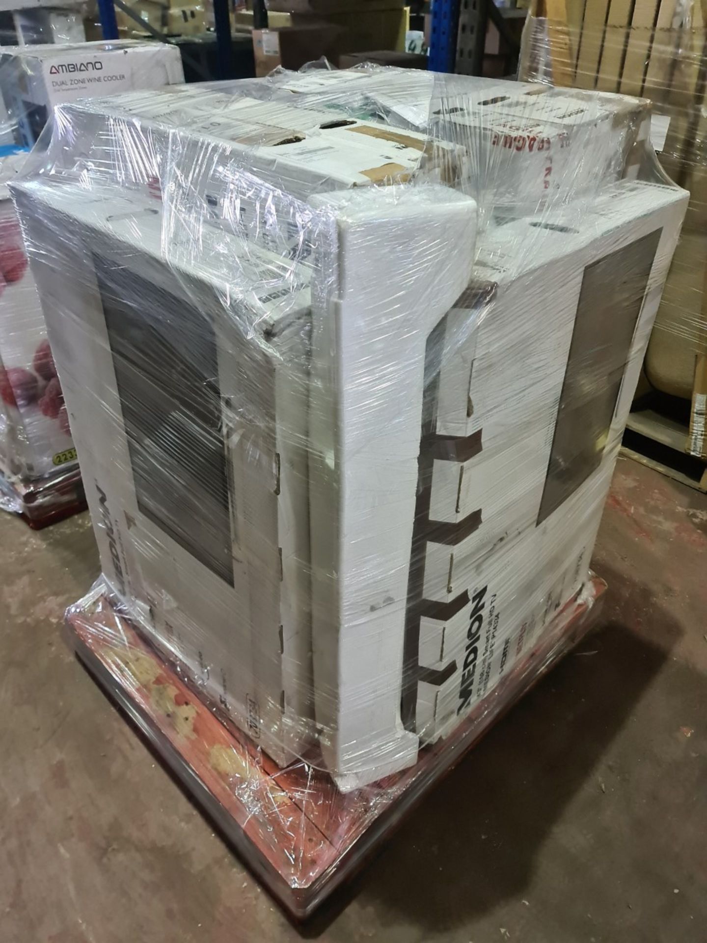 (M12) PALLET TO CONTAIN 8 x VARIOUS RETURNED TVS TO INCLUDE MEDION. SUCH AS: 43 & 50 INCH SMART FULL - Image 2 of 2