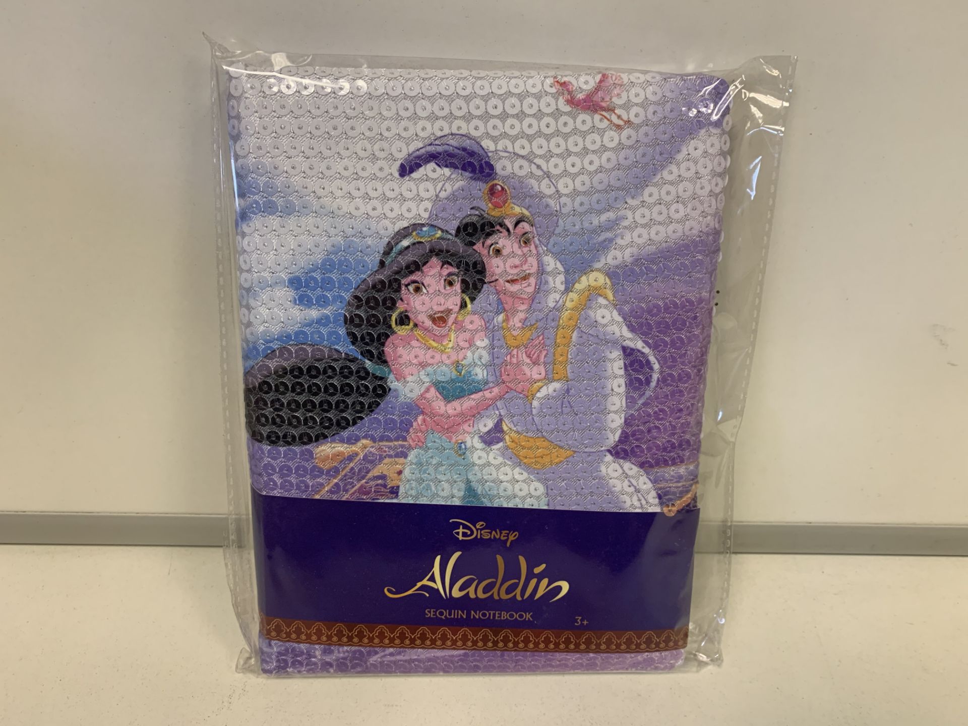 72 X BRAND NEW BOXED ALADDIN SEQUIN NOTEBOOKS IN 3 BOXES